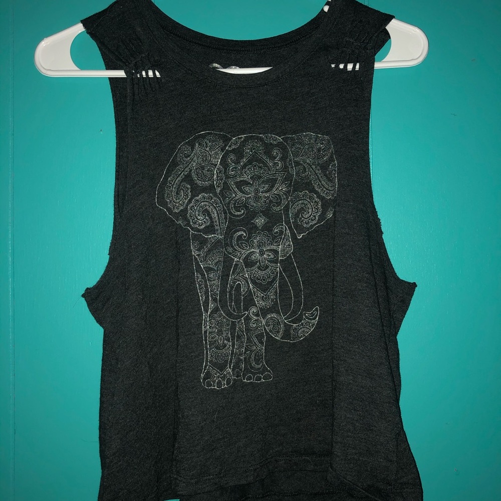 tank top with an elephant
